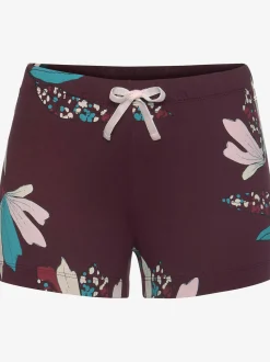 Short de pyjama élégant short de nuit avec motif sur toute la surface