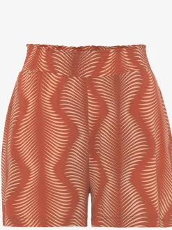 Short de pyjama short avec imprimé palmiers graphique