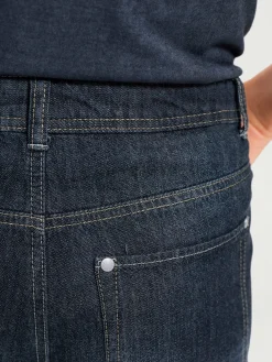 Short en jean coupe droite