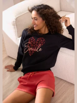 Short en matière sweat pantalon de jogging court