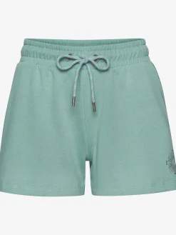 Short en matière sweat short sweat avec ruban à coulisse élastique
