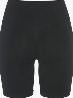 Short technique short sans coutures avec structure côtelée et effet moulant