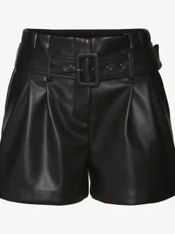 Shorts plis tendance à la taille