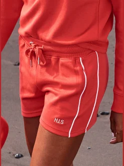 Shorts short avec passepoil contrasté