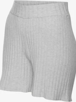 Shorts short en tricot côtelé