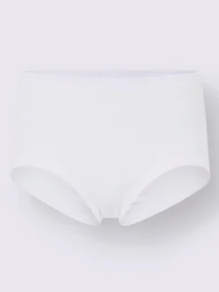 Slip taille haute côtes fines