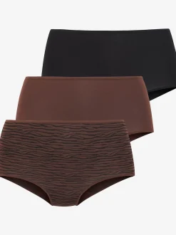 Slips finitions élastiques et plates à la taille et aux échancrures