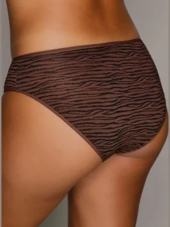 Slips jazz finitions élastiques et plates à la taille et aux échancrures