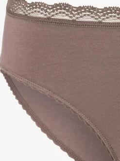 Slips jazz panties avec joli bord en dentelle