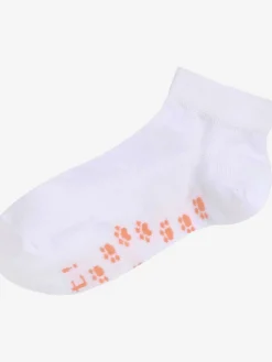 Socquettes motif de pattes doux sous la semelle