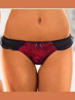 String dentelle doublée devant