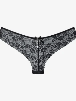 String extravagant en dentelle florale raffinée