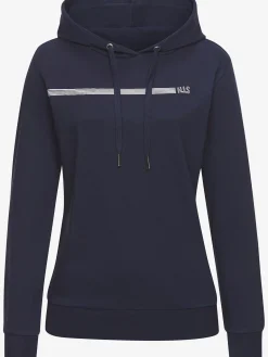 Sweat à capuche avec imprimé rayé