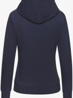 Sweat à capuche avec imprimé rayé