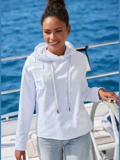 Sweatshirt à capuche capuche avec cordon