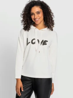 Sweatshirt à capuche coupe décontractée