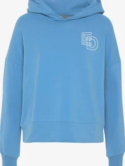 Sweatshirt à capuche grande capuche doublée
