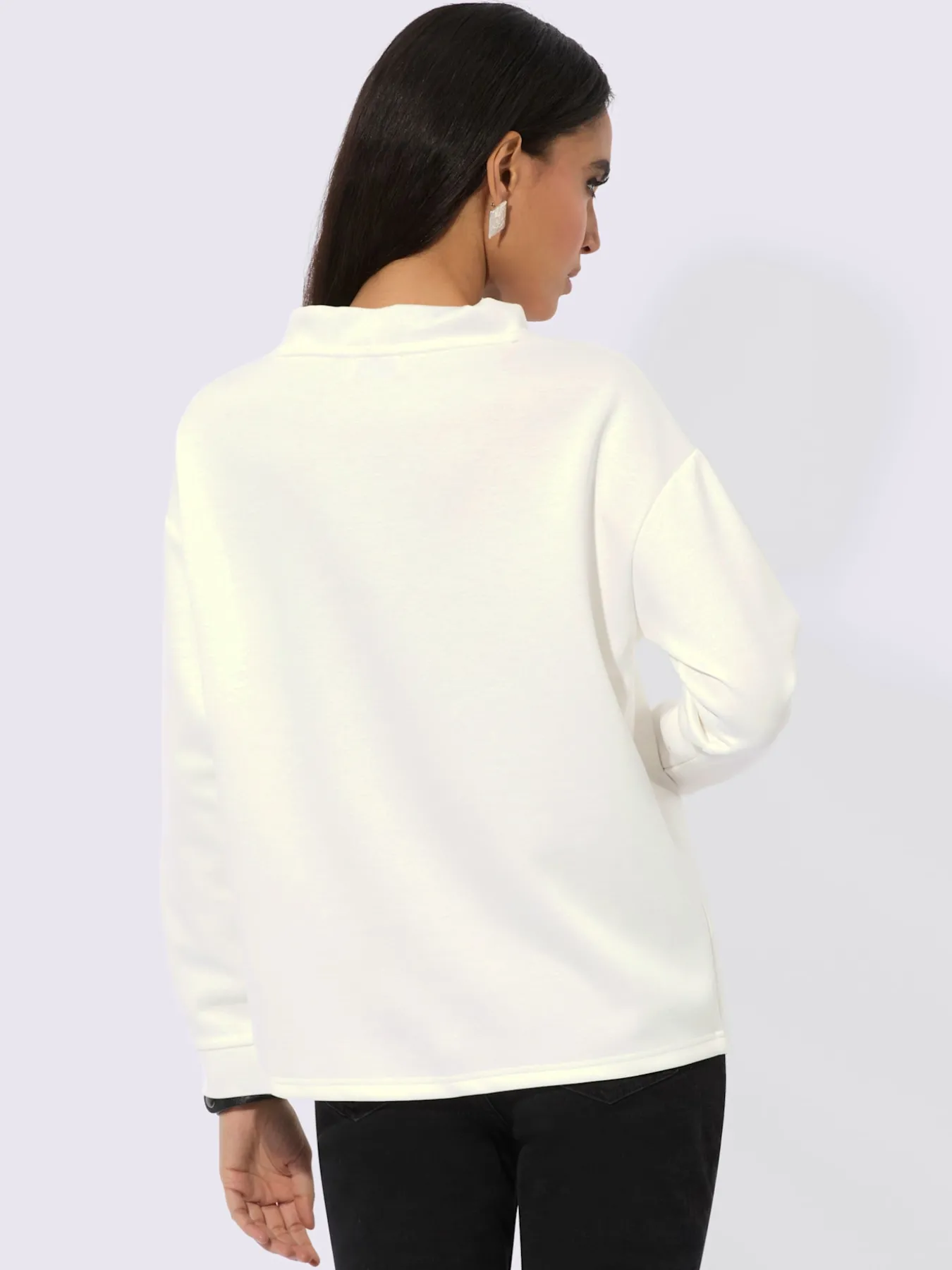Sweatshirt à capuche mélange de modal doux