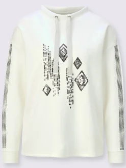 Sweatshirt à capuche mélange de modal doux