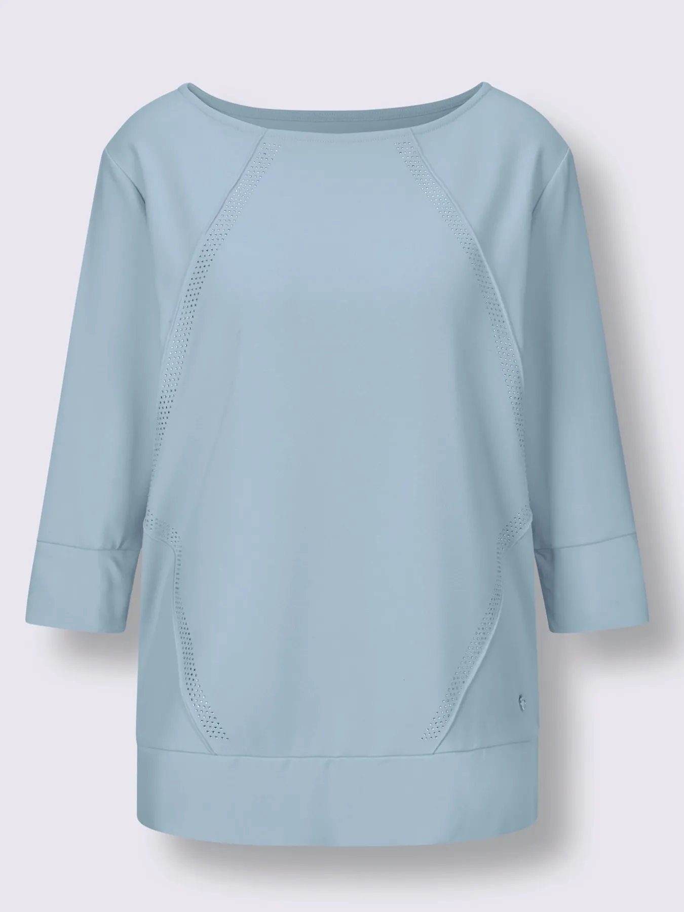 Sweatshirt brillance soyeuse et mate