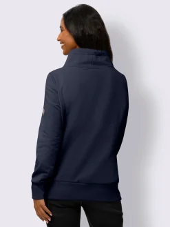 Sweatshirt col asymétrique