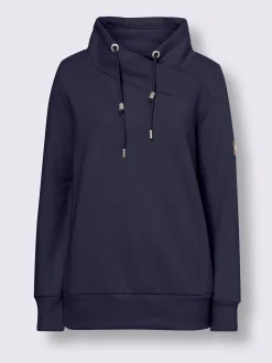 Sweatshirt col asymétrique
