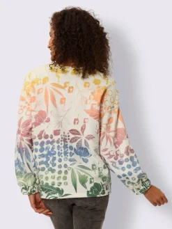 Sweatshirt dégradé de couleurs mode