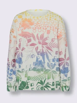 Sweatshirt dégradé de couleurs mode