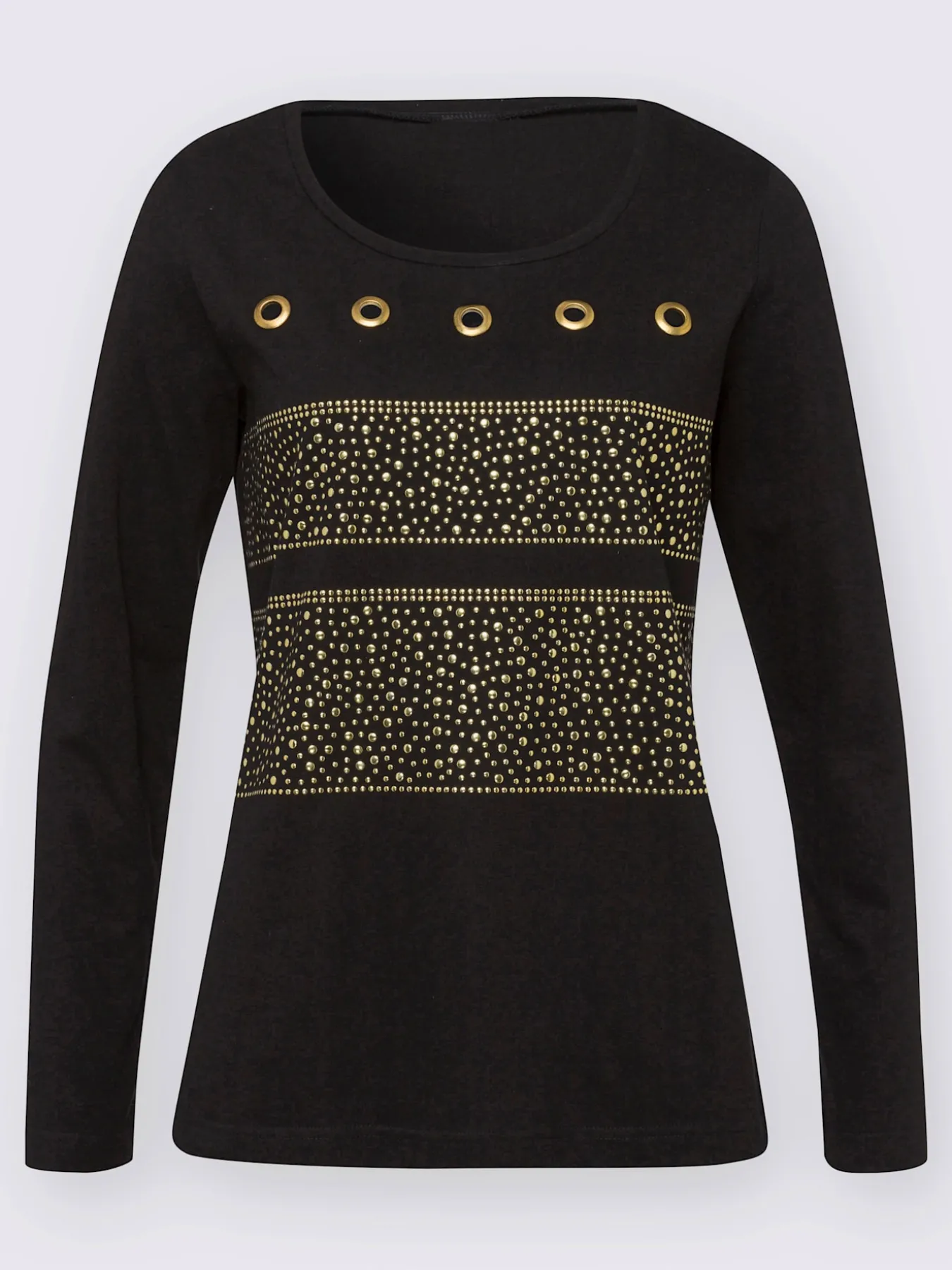 Sweatshirt œillets décoratifs