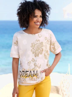 Sweatshirt imprimé floral