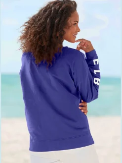 Sweat-shirt imprimés logo sur les manches
