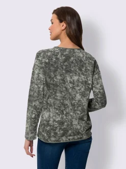Sweatshirt joli aspect batik