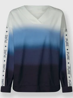 Sweatshirt joli dégradé de couleurs