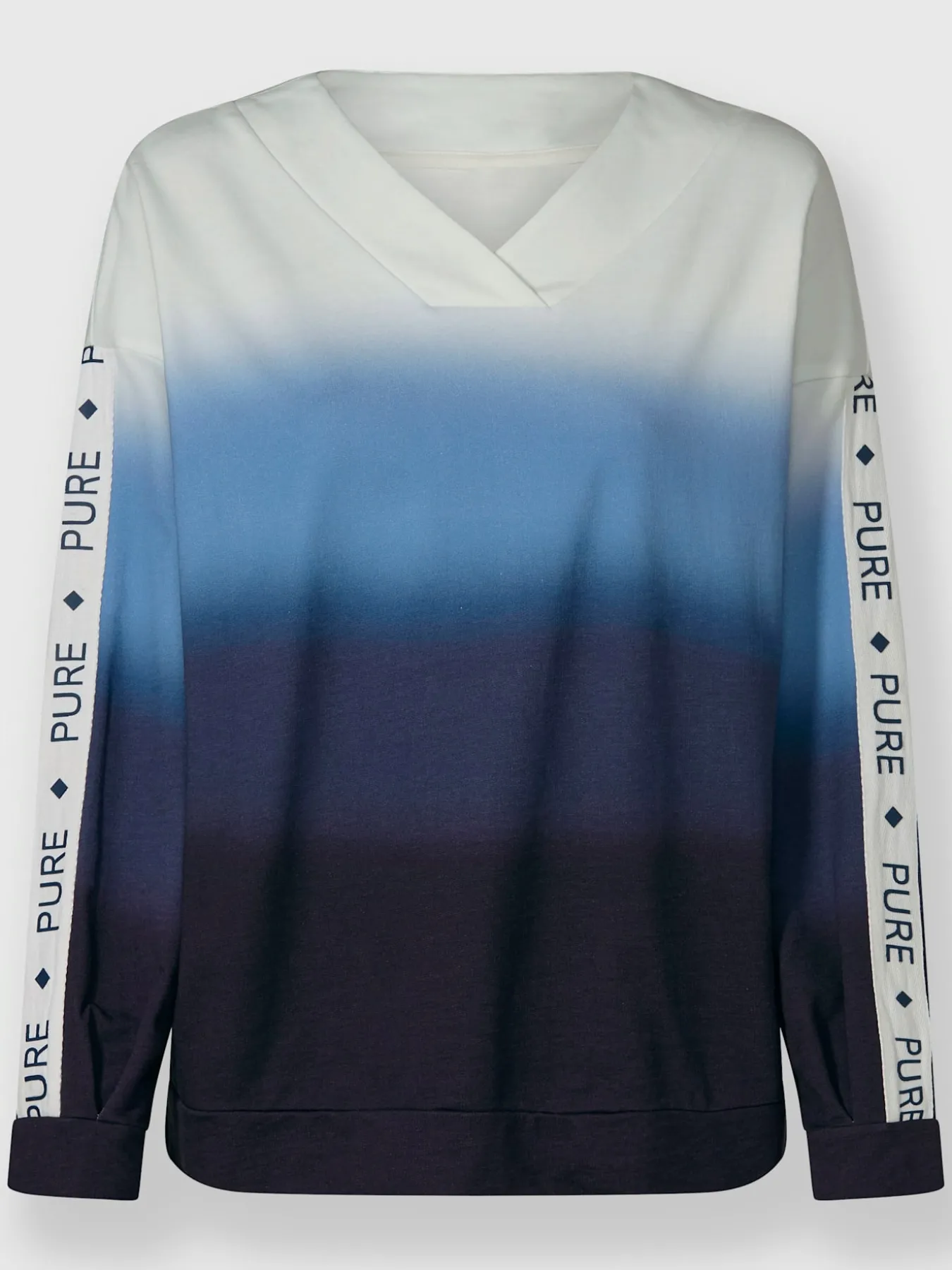 Sweatshirt joli dégradé de couleurs