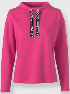 Sweatshirt lien à nouer avec inscription