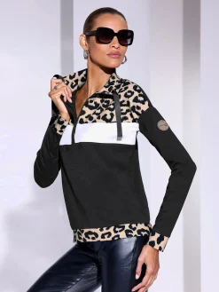 Sweatshirt mélange de modal doux