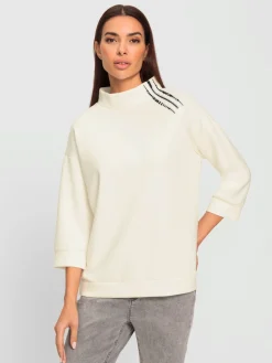 Sweatshirt petites pierres fantaisie