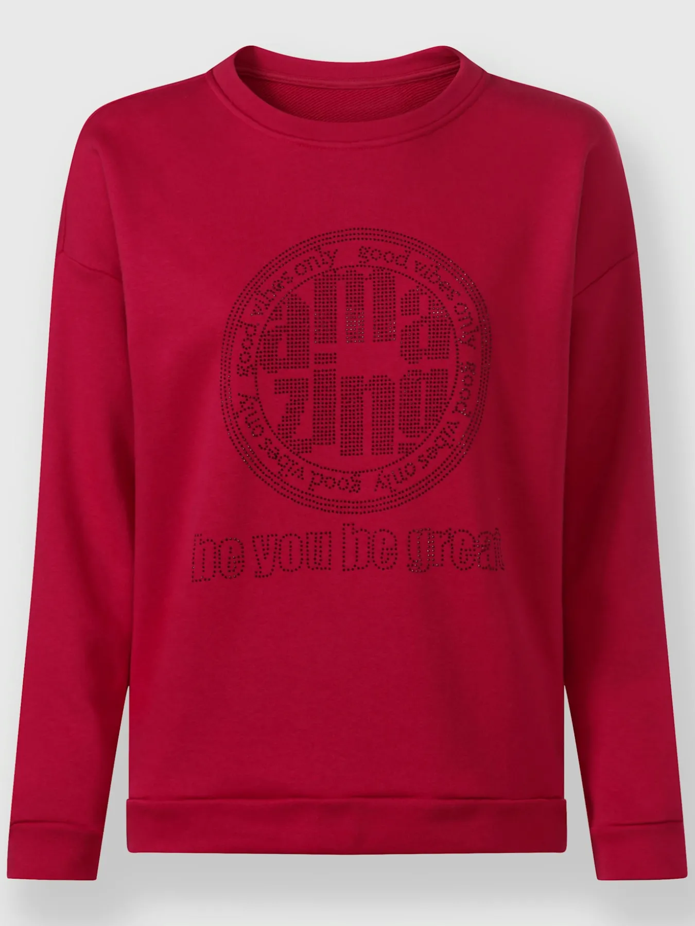 Sweatshirt petites pierres fantaisie