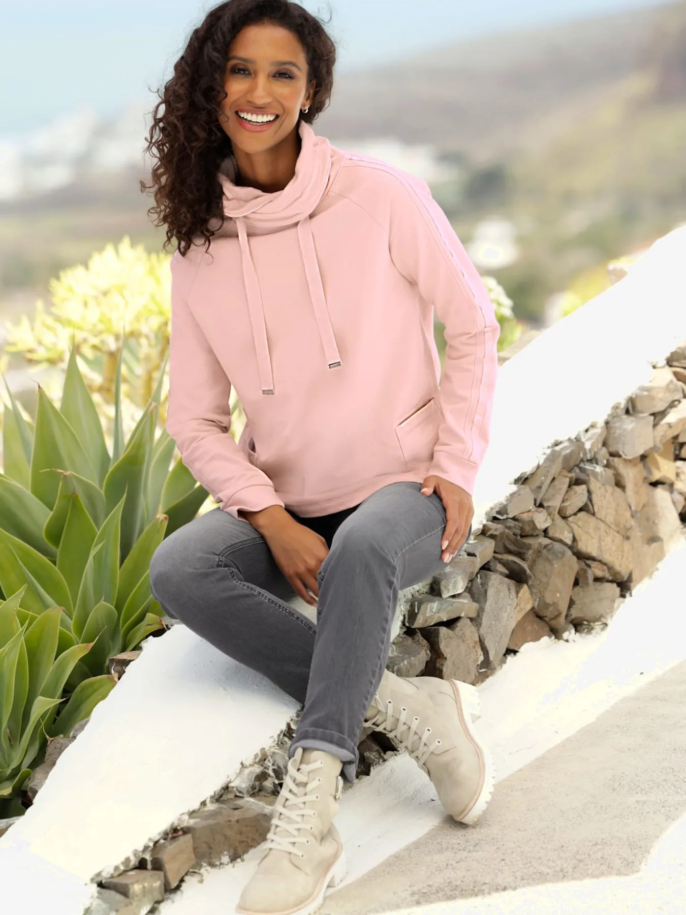 Sweatshirt pur coton