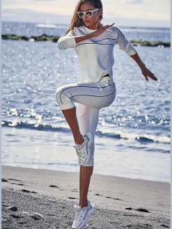 Sweatshirt sport avec passepoil