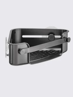 Étagère d'angle extensible pour baignoire ou douche plastique stable