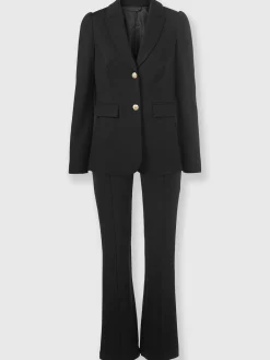 Tailleur pantalon boutons fantaisie