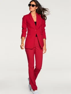 Tailleur pantalon coupe droite