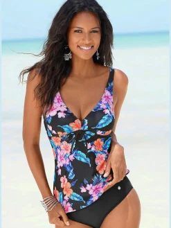 Tankini à armatures imprimé hawaï tendance signé lascana