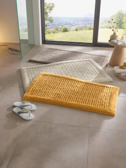 Tapis de bain coton recyclé