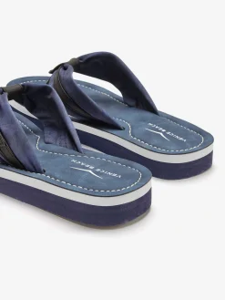 Tongs estivales avec imprimé et semelle imperméable