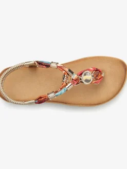 Tongs sandales aux couleurs tendance