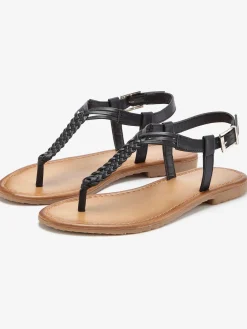 Tongs sandales d'été en cuir de qualité