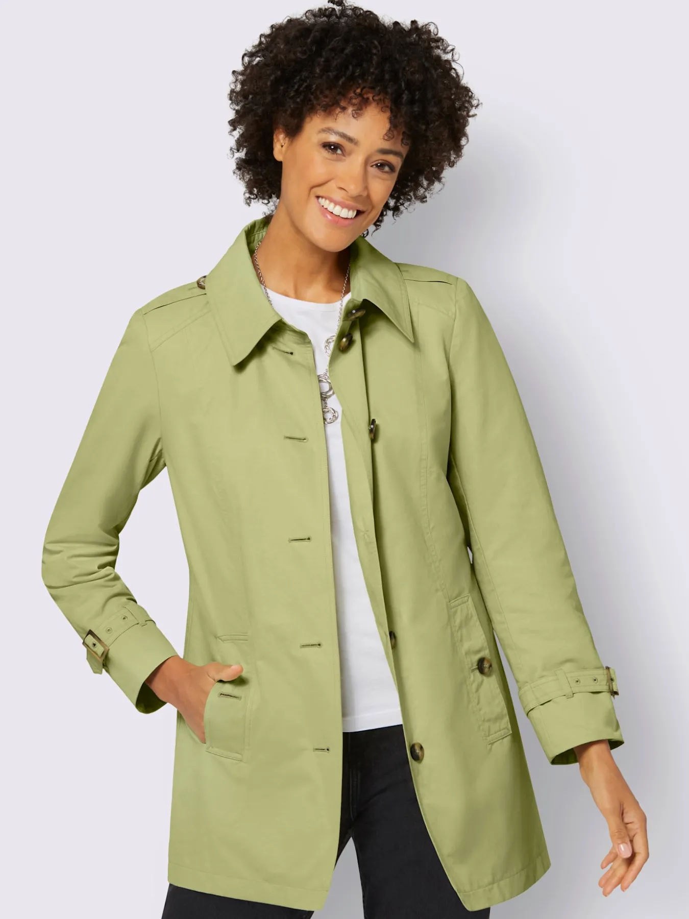Trench-coat 64% coton