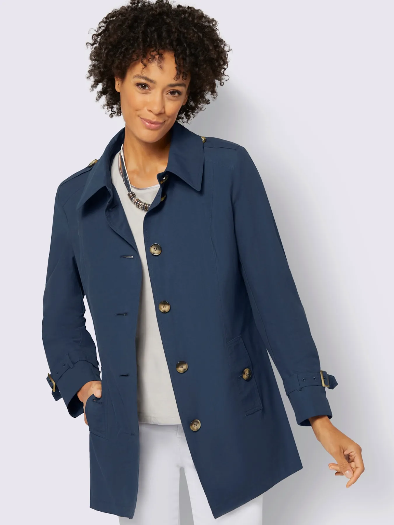 Trench-coat 64% coton